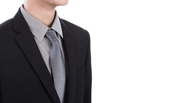 Business man in suit on a white background — Stock Photo, Image