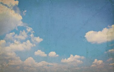 mavi gökyüzünde bulut