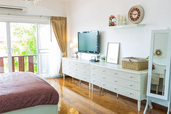Modern bed room interior — Stock Photo, Image