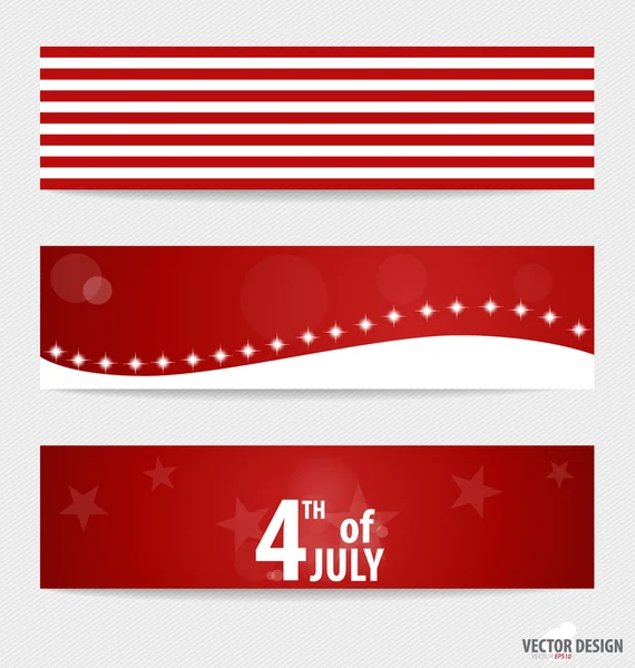 Happy independence day card United States of America. American F — Stock Vector