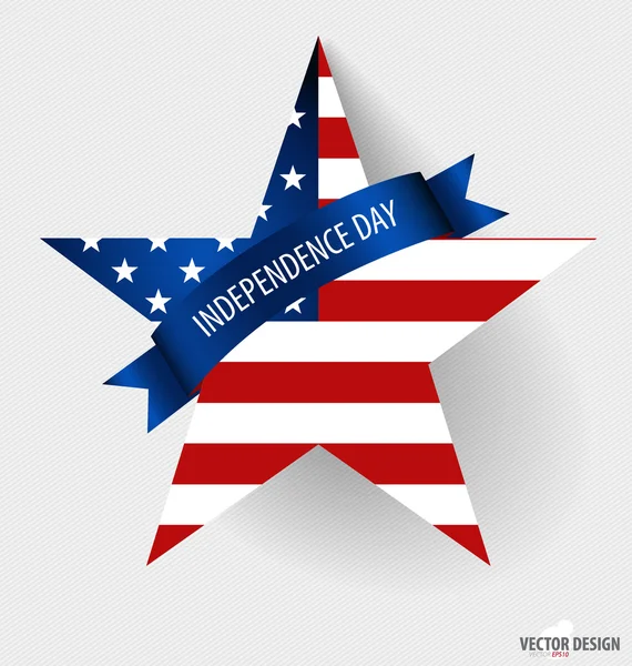 Happy independence day card United States of America. American F — Stock Vector