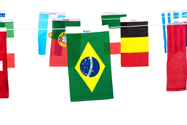 Flags for soccer championship 2014 — Stock Photo, Image