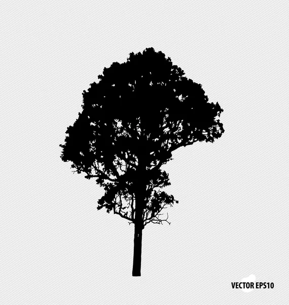 Siluety stromů. Vektorová ilustrace. — Stockový vektor