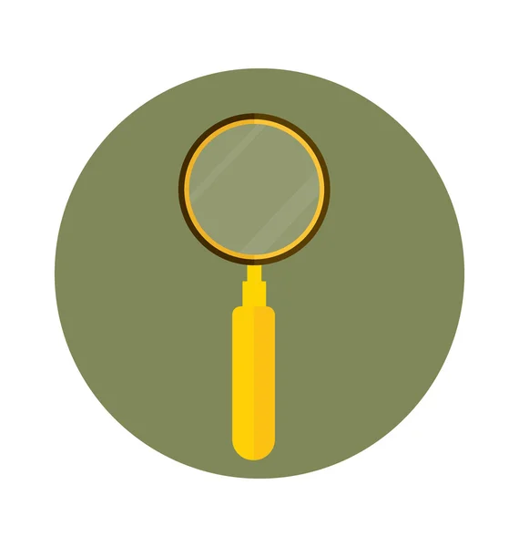 Magnifying glass. Vector illustration. — Stock Vector