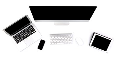 bilgisayar, dizüstü bilgisayar, tablet, tablo üzerinde akıllı telefon