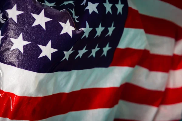 American flag in water — Stock Photo, Image