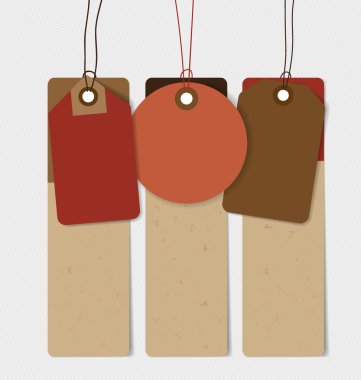 fiyat etiketi, Satılık kupon, fiş. Vintage tarzı şablon tasarım v