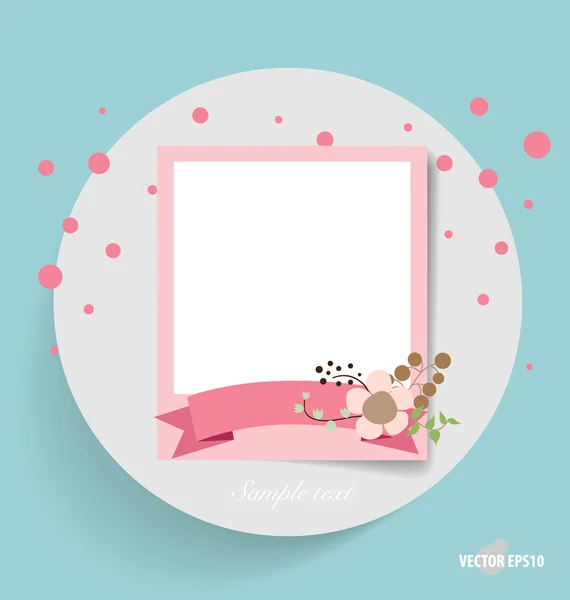 Photo frame, vector illustration. — Stock Vector