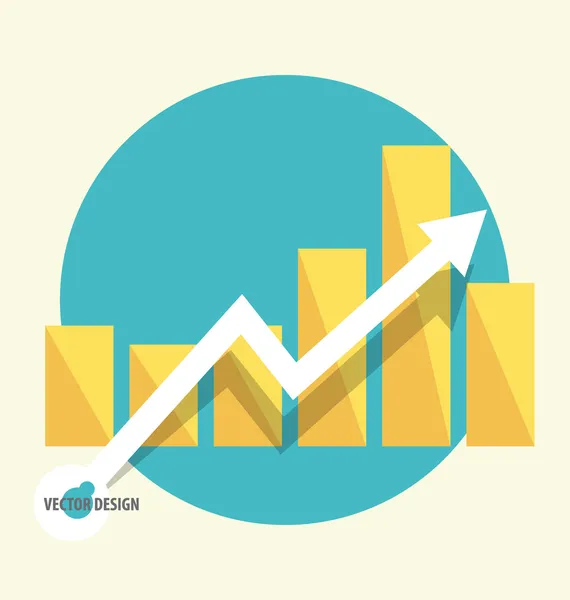 Modern tasarım grafik. başarı, iş grafiğe busi için kullanabilirsiniz — Stok Vektör