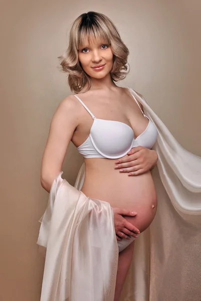 Terhes nő. — Stock Fotó
