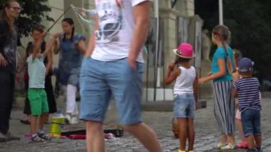 Lviv, Ukrayna 'nın merkezinde yaz şehri, 14.08.2022