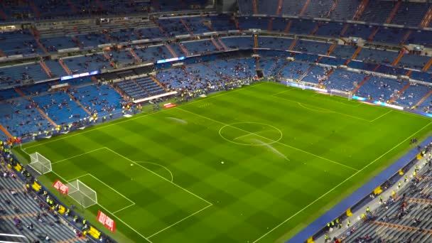 Στάδιο Σαντιάγκο Μπερναμπέου Γήπεδο Της Ρεάλ Μαδρίτης Ισπανία 2022 — Αρχείο Βίντεο