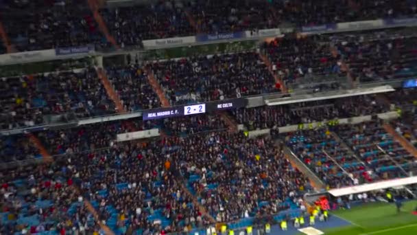 Stadion Santiago Bernabeu Stadion Macierzysty Real Madrid Hiszpanii 2022 — Wideo stockowe