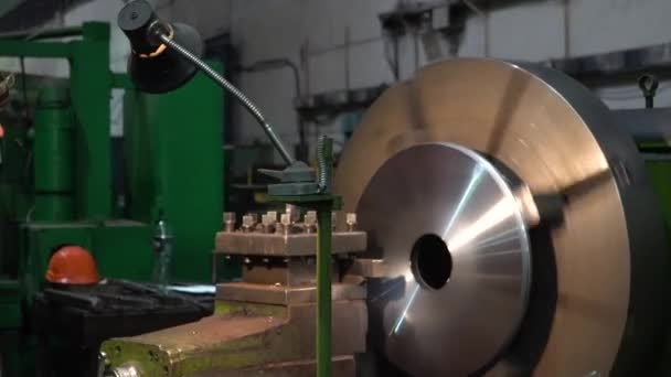 Milling Machine Metal Work Industry Multitool Precision Machining — Stockvideo