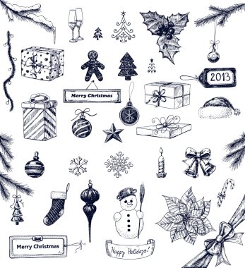 Chritmas set vector Chritmas set vector