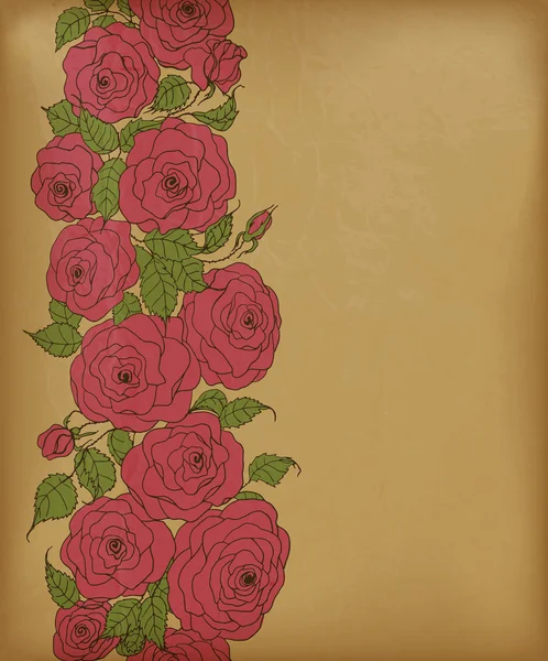 Rosas rojas — Archivo Imágenes Vectoriales