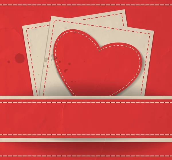 Dia dos Namorados cartão — Vetor de Stock