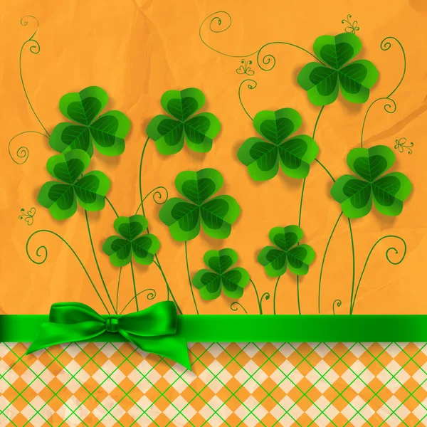 Tarjeta de día de San Patricio — Vector de stock