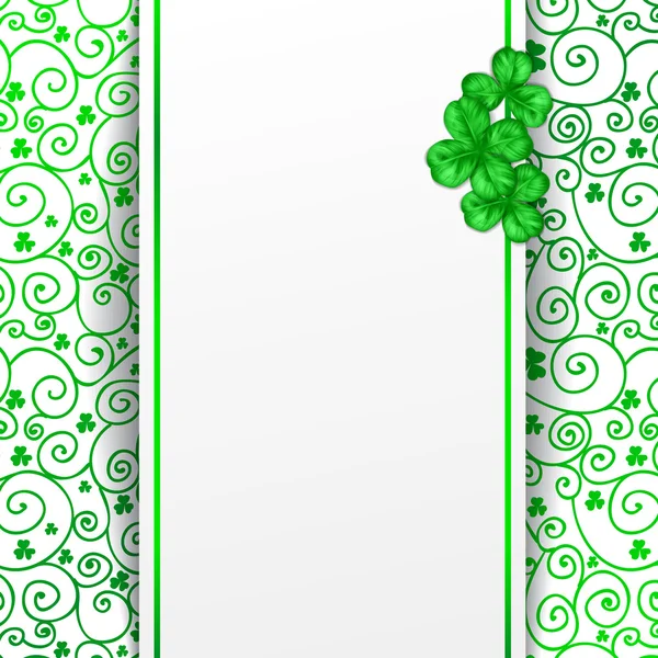 Cartão de dia St. Patrick — Vetor de Stock