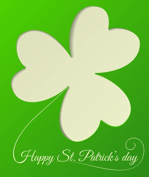 St. Patrick day card — Stock Vector