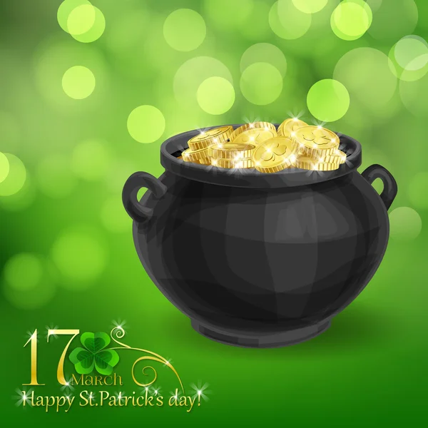 Carte de jour St. Patrick — Image vectorielle