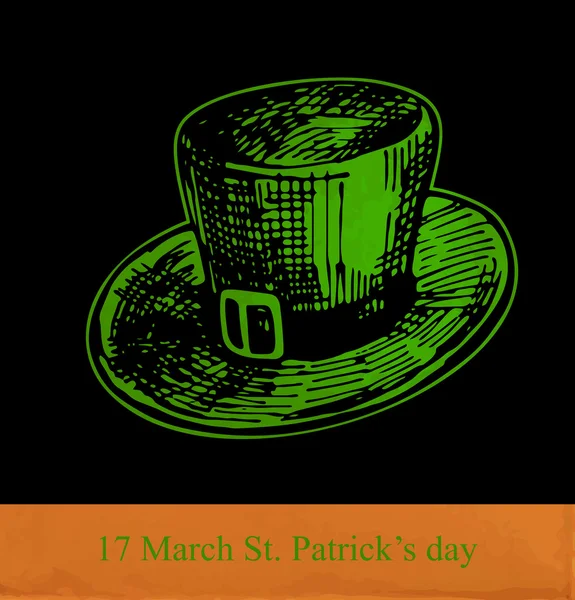 St. patrick dag kaart — Stockvector