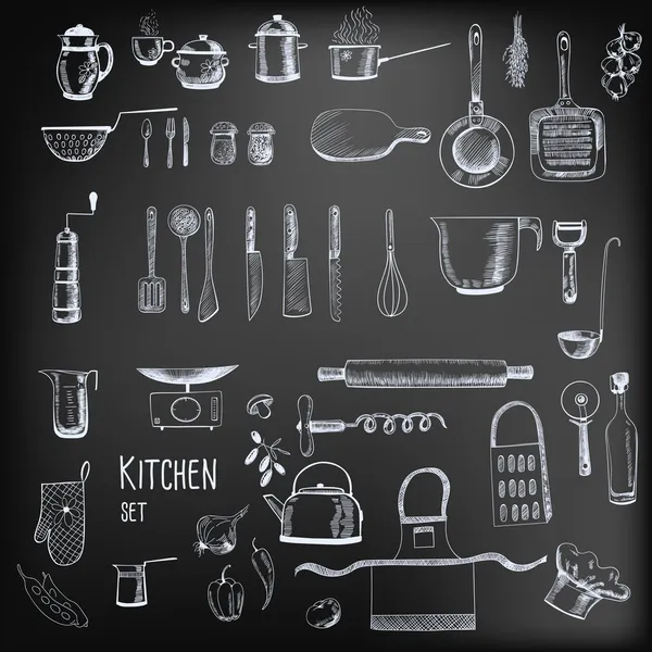 Keuken set — Stockvector