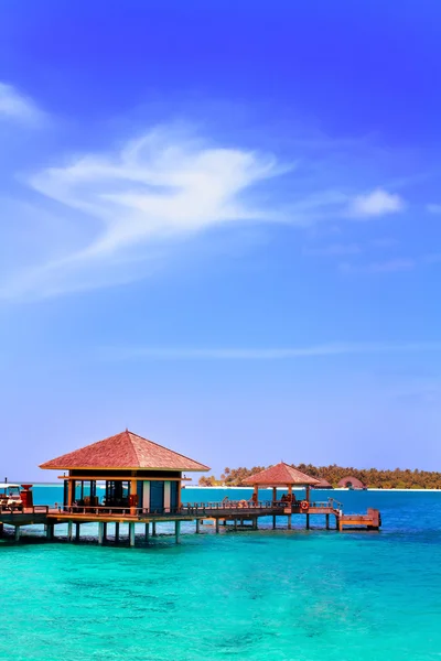 Okyanusu, sonsuz yüzme havuzları ile klasik villada Island. Ma