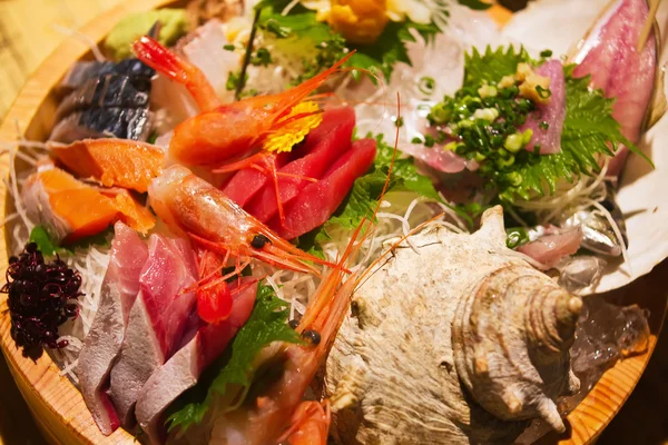 Closeup photo of a delicious sashimi dish — Stock Photo, Image