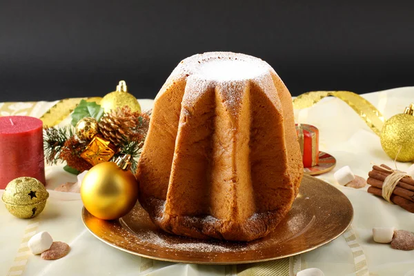 pandoro Noel kek dekore edilmiş tablo