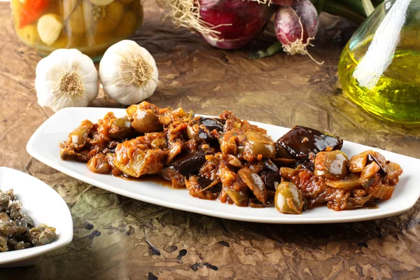 Siciliaanse caponata — Stockfoto