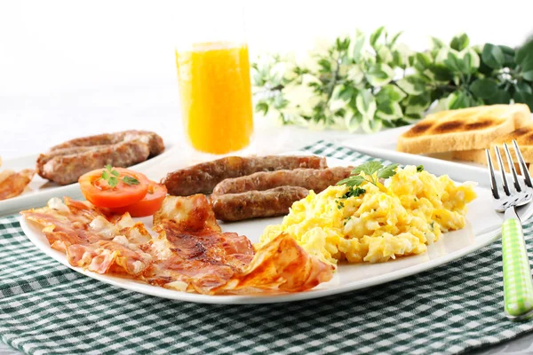 Breakfast typical American — Stock Photo, Image