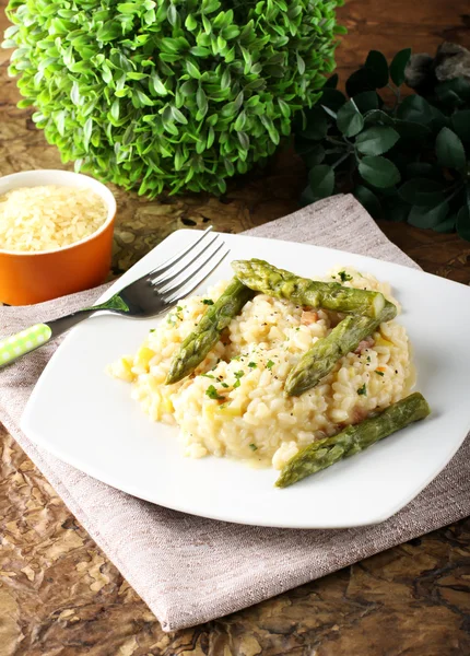 Riz aux asperges fraîches — Photo