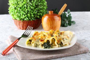 makarna ıspanak ve ricotta ile