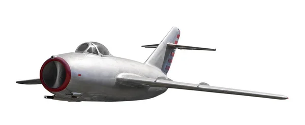 Alte Jet Schnelle Militärflugzeuge Jäger Isoliert Auf Dem Weißen Hintergrund — Stockfoto