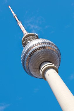 TV Kulesi ayrıntılı olarak alexanderplatz, berlin