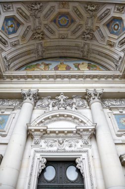 Berlin cathedral veya berliner dom cephe, Almanya