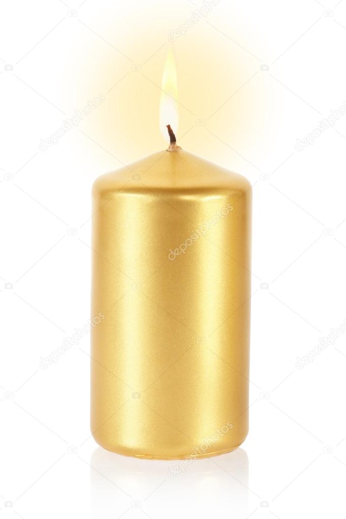 Golden candle