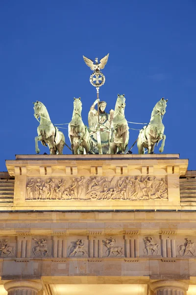 Brandenburg gate detail, Berlin — Stock Photo, Image