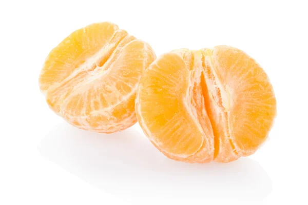 Mitad mandarina o mandarina — Foto de Stock