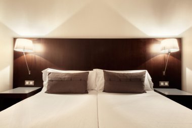 Modern lüks yatak odası iç tasarım