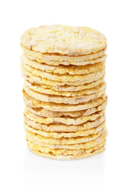 Corn crackers stack — Stock Photo, Image