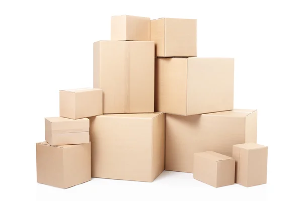 Cardboard boxes for delivery — Stock Photo, Image