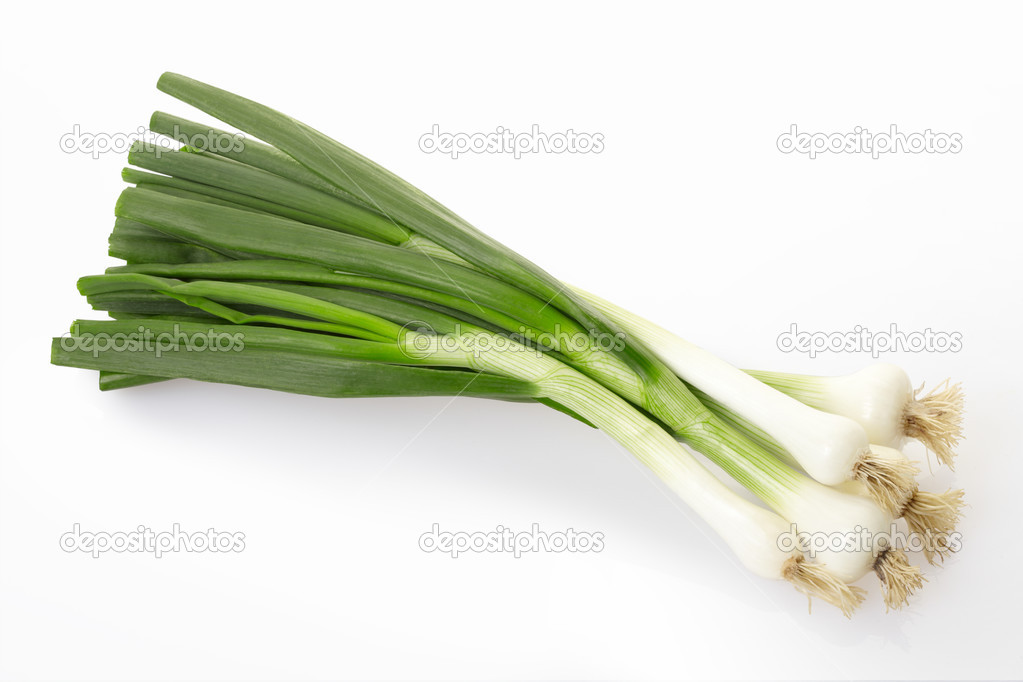 Fresh onions bunch