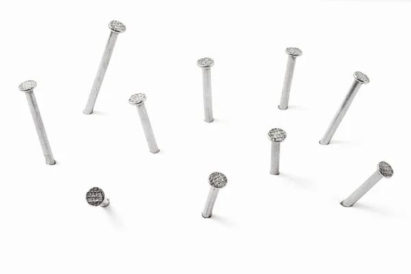 Metal nails collection — Stock Image Metal nails collection Stock Image