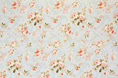 Rose floral tapestry, romantic texture background clipart