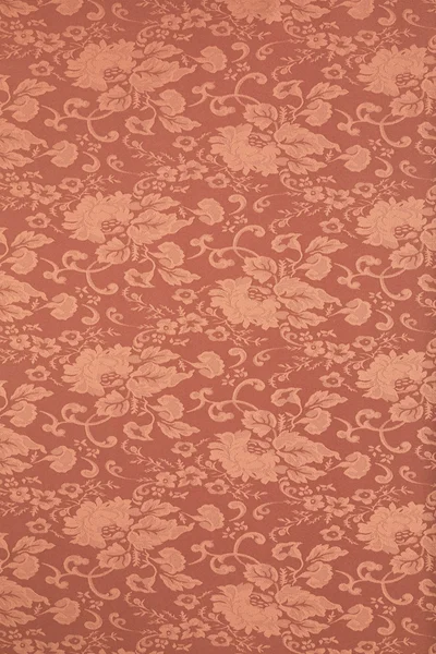 Floral marrom fundo textura papel de parede — Fotografia de Stock