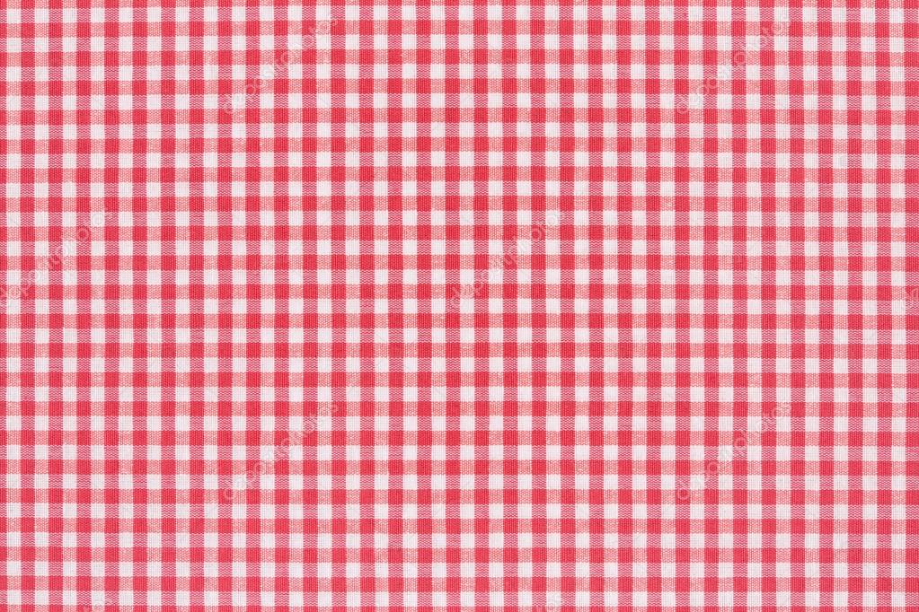 Tablecloth red and white texture background