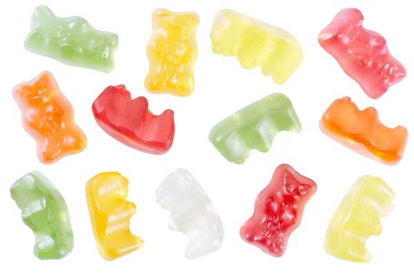 Nyúlós medvék cukorka gyűjtemény — Stock Fotó