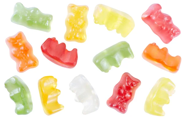 Gummy beren snoepjes collectie — Stockfoto